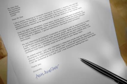 How to write a cover letter